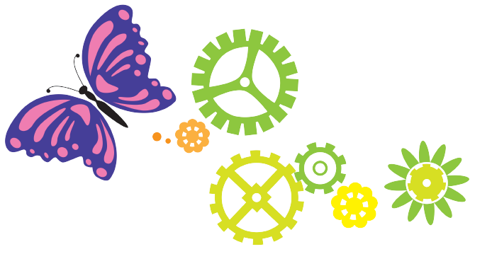 Butterfly and Gears